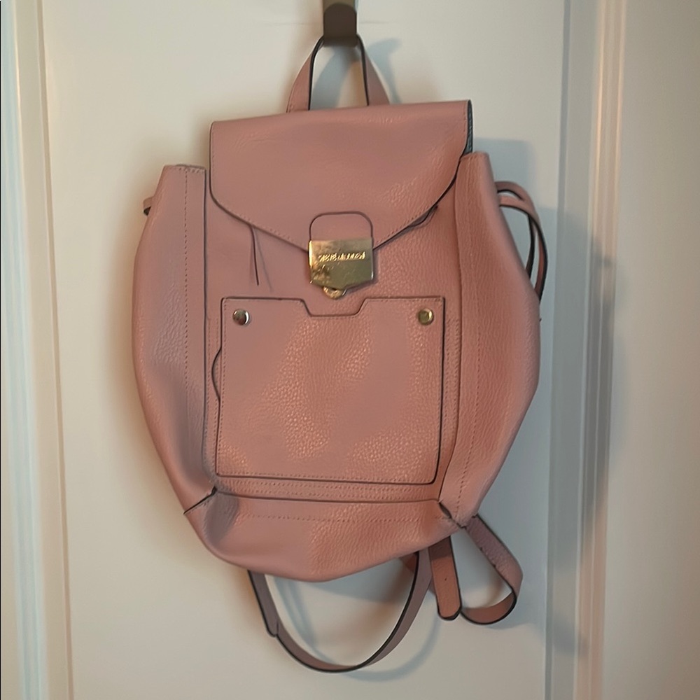 Steve Madden Pink Leather Backpack